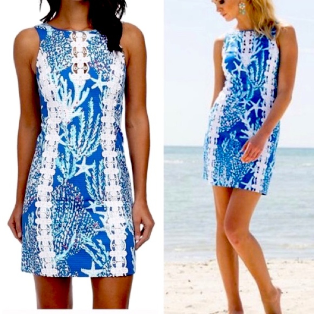 Lilly Pulitzer Ember dress in Hawaiian Coral Starfish 🌺